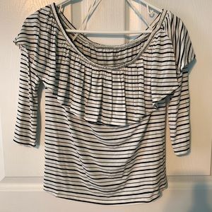American eagle flowy off the shoulder top